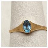 Tested 14K Ring w/ Topaz As-Is