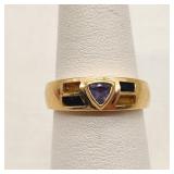 14K Gold Ring w/ Amethyst