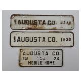 Augusta County License Plates And Tags