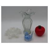 Art Glass And Opalescent Glassware