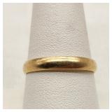 14K Gold Benchmark Wedding Band
