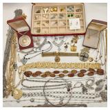 Necklaces Krementz, Reed & Barton Etc + Earrings