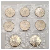 1988 & 1989 $5 Moon Coins Marshall Islands