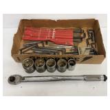 Torque Wrench, Sockets And Hex Keys