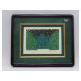 Signed Silent Night Christmas Lithograph