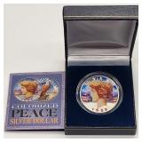 1922-S Colorized Peace Silver Dollar