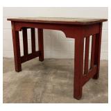 Mission Style Library Table