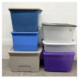 Sterilite And Rubbermaid Storage Totes