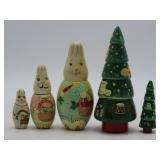 Holiday Nesting Dolls