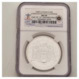 2009 Canada Silver $5 Olympics MS69
