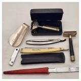 Razors Straight + GEM & Schick Etc