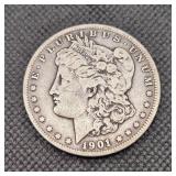 1901-O Morgan Silver Dollar