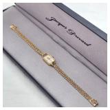 14K Gold Jacques Prevard Ladies Watch