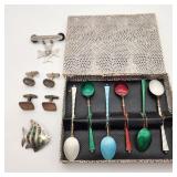 Sterling Jewelry, Insignia & Denmark Spoons