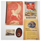 WWII Esso & Alcoa Maps + Insignia & Photo