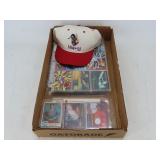 Assorted Trading Cards And Collectible Hat