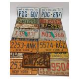 Assorted State License Plates
