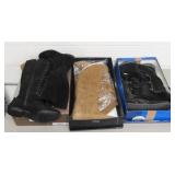 Women's Boots, Three Pairs