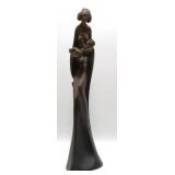 Angelo Basso Mother And Child Bronze