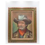 Marcos Amaro Cowboy Oil Painting