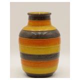 Banded Earthenware Vase