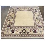 Caucasian Style Open Field Oriental Rug