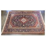 Kashan Style Oriental Area Rug