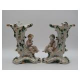 Carbet Italian Figural Vases