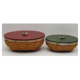 Longaberger Holly Berry Baskets