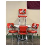 Coca-Cola Table And Four Chairs