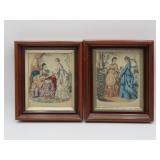 Framed French Fashion Prints
