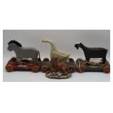 Henn Workshops Pull Toys And Horse Figurine