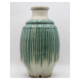 Striped Ceramic Spigot Jar