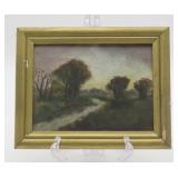 Framed Landscape Painting