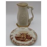 Grimwades Plate And Lenox Romeo And Juliet Pitcher