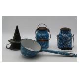 Enamelware Cans And Kitchenwares