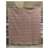 Two Panel Hand Loomed Coverlet