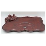Laughing Buddha Decorated Tea Tray