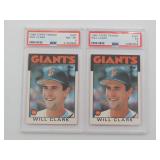 PSA Will Clark Rookie Cards