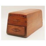 Wooden Two Drawer Fitted Box