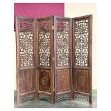 Chinese Style Four Panel Folding Screen