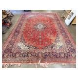 Kashan Style Oriental Area Rug