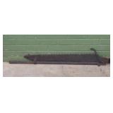 Tooled Iron Fireplace Trammel
