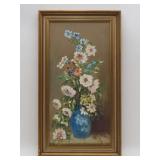 Signed Floral Still Life Painting