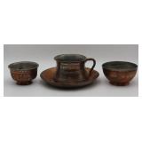 Engraved Copper Tablewares