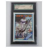 SGC Dwight Gooden Signed Baseball Card