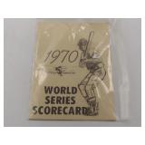 1970 World Series Scorecard