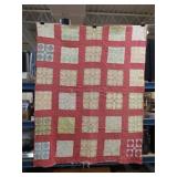 Diamond And Cross Pattern Quilt