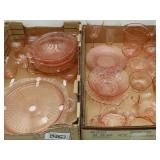 Pink Depression Glass Tablewares