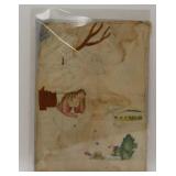 Unfinished Allegorical Needlework